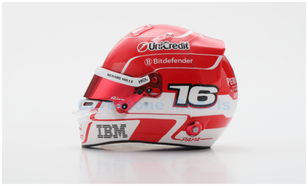 Helm 1:5 | Looksmart LSHEL009 | Bell Helmet | Scuderia Ferrari 2025 #16 - C.Leclerc