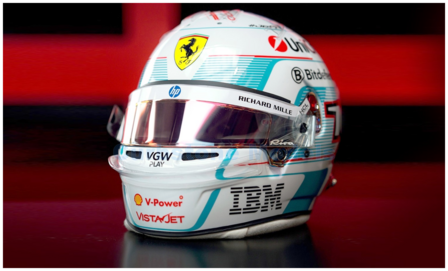 Helm 1:5 | Looksmart LSHEL013 | Bell Helmet | Scuderia Ferrari 2025 #16 - C.Leclerc
