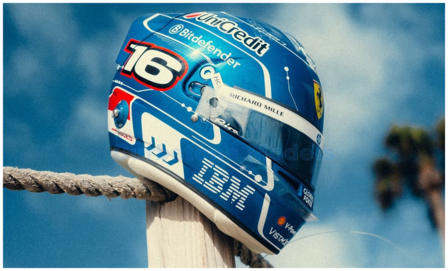 Helm 1:5 | Looksmart LSHEL014 | Bell Helmet | Scuderia Ferrari 2025 #14 - C.Leclerc