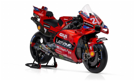 Motorfiets 1:18 | Maisto 36398E | Ducati Lenovo Team Desmosedici GP24 2024 #23 - E.Bastianini 