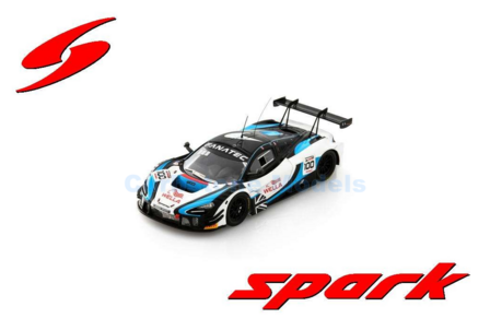 Modelauto 1:43 | Spark SB816 | McLaren 720S GT3 | Team RJN 2024 #100 - A.Buncombe - J.Caygill  - C.Buncombe - J.Mardenborough