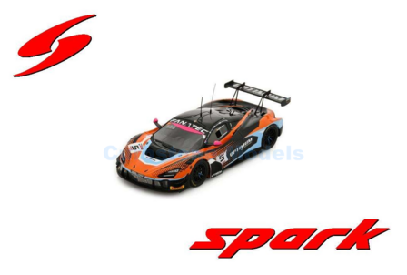 Modelauto 1:43 | Spark SB798 | McLaren 720S GT3 | Optimum Motorsport 2024 #5 - R.del Sarte - S.Neary - S.Balfe - B.Barnicoat