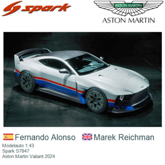 Modelauto 1:43 | Spark S7847 | Aston Martin Valiant 2024