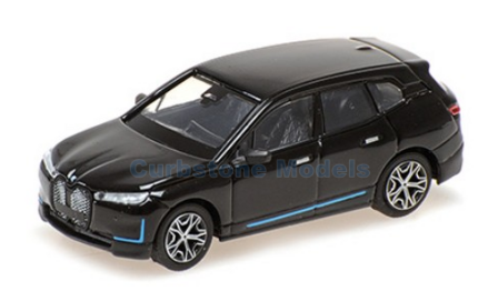 Modelauto 1:87 | Minichamps 870024604 | BMW IX M60 Zwart Metallic 2022