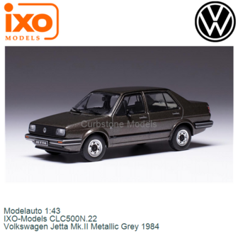 Modelauto 1:43 | IXO-Models CLC500N.22 | Volkswagen Jetta Mk.II Metallic Grey 1984