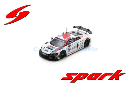 Modelauto 1:43 | Spark SB791 | Audi R8 LMS GT3 EVO II | Sainteloc Racing 2024 #25 - U.de Wilde - G.Magnus  - P.Evrard - J.Pla