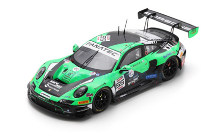 Modelauto 1:43 | Spark SB802 | Porsche 911 GT3 R | Dinamic GT 2024 #55 - J.Rappange - A.Blom  - T.Nouet - M.Nakken