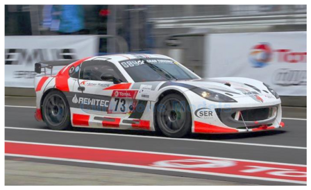 Modelauto 1:43 | Spark SG536 | Ginetta GT4 SP-10 | KKraemer Racing powered by REWITEC 2019 #73 - C.White - C.Ladell - C.Roberts