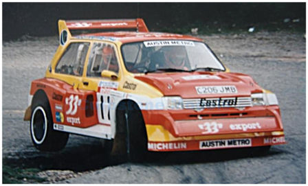 1:18 | Spark 18S797 | MG Metro 6R4 | Austin Rover World Championship Team 1986 #12 - D.Auriol - B.Occelli