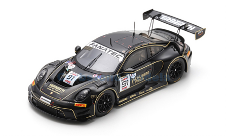 Modelauto 1:43 | Spark SB827 | Porsche 911 GT3 R | Herberth Motorsport 2024 #91 - M.Schuring  - R.Renauer - R.Bohn - A.Renauer