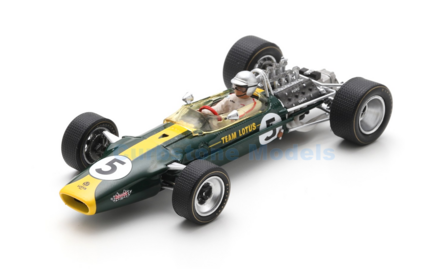 Modelauto 1:43 | Spark S4827 | Team Lotus 49 1967 #5 - E.Wietzes