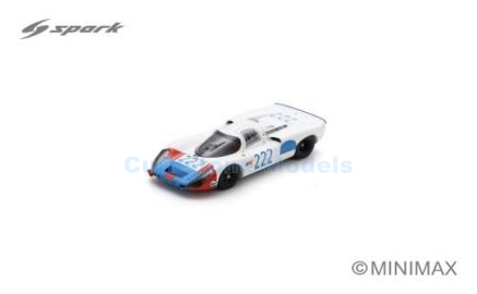 Modelauto 1:43 | Spark SI038 | Porsche System Engineering 907 1968 #222 - H.Herrmann - J.Neerpasch