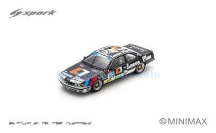 Modelauto 1:43 | Spark SB672 | BMW 635 CSi | Waterloo Motor Lease Plan 1987 #18 - M.Duez - P.Verellen - P.Witmeur - R.van Hove
