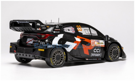 Modelauto 1:18 | IXO-Models 18RMC227.22 | Toyota Gazoo Racing GR Yaris Rally1 Hybrid 2024 #33 - E.Evans - S.Martin