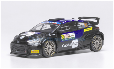 Modelauto 1:43 | IXO-Models RAM971.22 | Toyota Gazoo Racing GR Yaris Rally2 2024 #20 - S.Pajari  - E.M&auml;lk&ouml;nen 