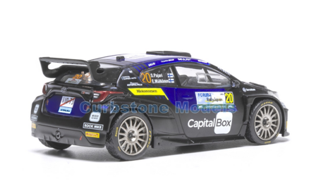 Modelauto 1:43 | IXO-Models RAM971.22 | Toyota Gazoo Racing GR Yaris Rally2 2024 #20 - S.Pajari  - E.M&auml;lk&ouml;nen 