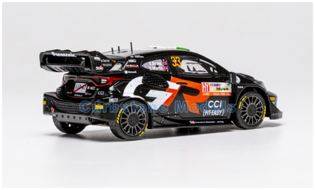 Modelauto 1:43 | IXO-Models RAM965.22 | Toyota Gazoo Racing GR Yaris Rally1 Hybrid 2024 #33 - E.Evans - S.Martin