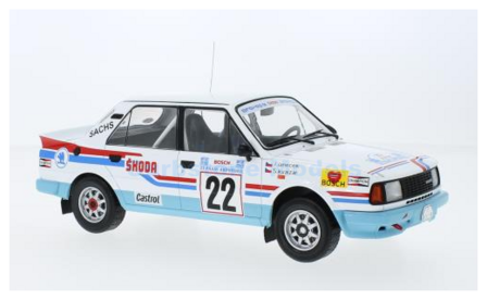 Modelauto 1:18 | IXO-Models 18RMC157B.22 | Skoda 130 L | AZNP &Scaron;koda Mlad&aacute; Boleslav 1986 #22 - S.Kvaizar - J.Janecek
