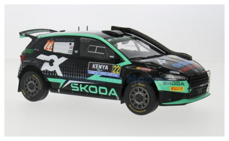 Modelauto 1:18 | IXO-Models 18RMC209.22 | Skoda Fabia Rally2 | Toksport WRT 2024 #22 - G.Greensmith - J.Andersson