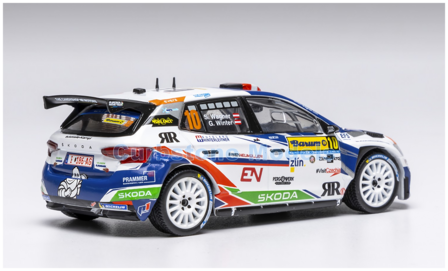 Modelauto 1:43 | IXO-Models RAM949.22 | Skoda Fabia RS Rally2 | Eurosol Racing Team Hungary 2023 #10 - S.Wagner - G.Winter