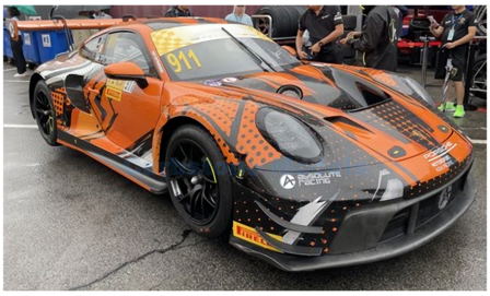Modelauto 1:43 | Spark SA291 | Porsche 911 GT3 R (992) | Absolute Racing 2024 #911 - A.Picariello