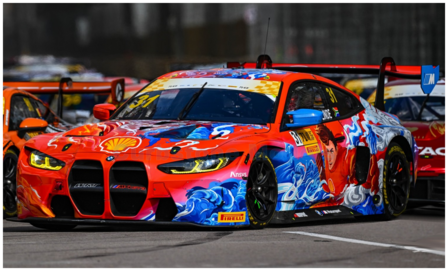 Modelauto 1:43 | Spark SA297 | BMW M4 GT3 | Team WRT 2024 #31 - S.van der Linde