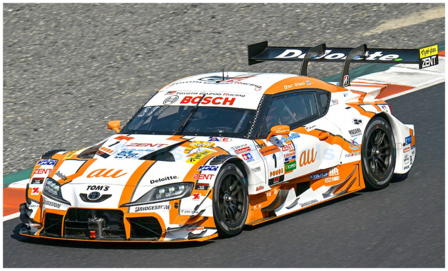 Modelauto 1:64 | Spark 64SGT25001 | Toyota GR Supra GT3 | TGR TEAM au TOM&#039;S 2025 #1 - S.Tsuboi - K.Yamashita 