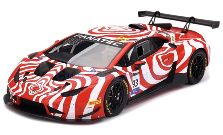 Modelauto 1:18 | Top Speed TS0626 | Lamborghini Hurac&aacute;n GT3 EVO2 | Wall Racing 2025 #93 - T.D&#039; Alberto - A.Deitz - G.Denye