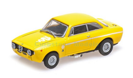 Modelauto 1:87 | Minichamps 870124021 | Alfa Romeo gta 1300 junior Yellow 1972