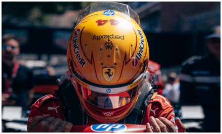 Helm 1:5 | Looksmart LSHEL016 | Bell Helmet | Scuderia Ferrari 2025 #44 - L.Hamilton