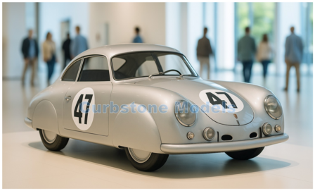 Modelauto 1:43 | Spark S9702 | Porsche 356 SL S1.5 | Ecuipe Lachaize 1952 #47 - A.Lachaize - E.Martin