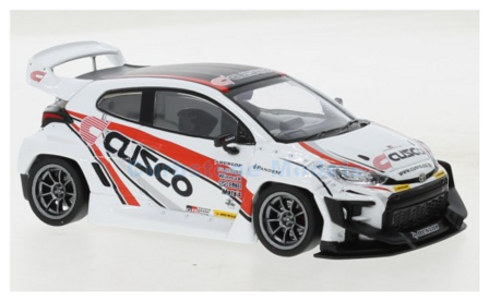 Modelauto 1:43 | IXO-Models MOC329.22 | Pandem Toyota Yaris GR White CUSCO 2020
