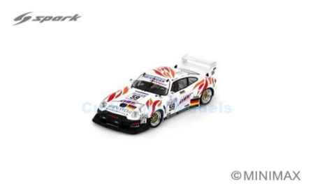 Modelauto 1:43 | Spark S9935 | Porsche 911 GT2 LMGTS | Freisinger Motorsport 2000 #59 - W.Kaufmann - Y.Hane - K.iketani