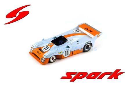 Modelauto 1:18 | Spark 18LM75 | Mirage GR8 Blauw / Oranje 1975 #11 - J.Ickx - D.Bell