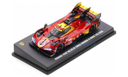 Modelauto 1:64 | Looksmart LS64002LM | Scuderia Ferrari AF-Corse 499P Hypercar 2024 #50 - N.Nielsen - M.Molina - A.Fuoco