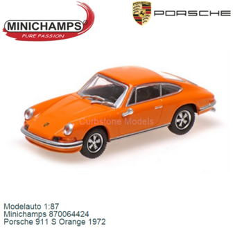 Modelauto 1:87 | Minichamps 870064424 | Porsche 911 S Orange 1972