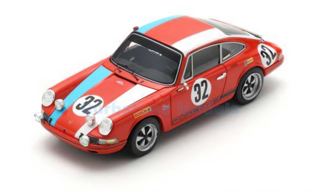 Modelauto 1:43 | Spark 43SPA1968 | Porsche 911 1968 #32 - W.Kauhsen - H.Kelleners - E.Kremer
