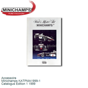 Accessoire  | Minichamps KATPMA1999-1 | Catalogus Edition 1 1999