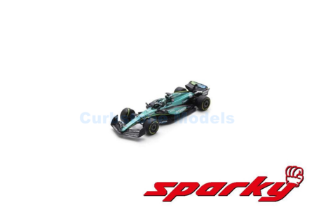 Modelauto 1:64 | Spark Y381 | Aston Martin Aramco F1 Team AMR24 2024 #18 - L.Stroll