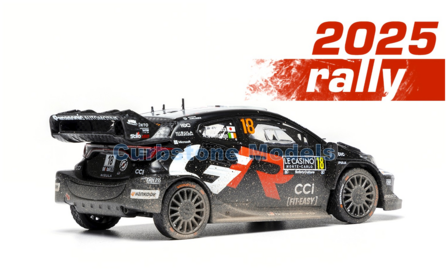 Modelauto 1:43 | IXO-Models RAM972E.22 | Toyota Gazoo Racing WRT GR Yaris Rally1 2025 #18 - A.Johnston - T.Katsuta
