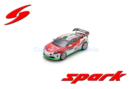 Modelauto 1:43 | Spark S6859 | Alpine A110 Rally RGT | Code Racing Development 2024 #61 - P.Baffoun - M.Dupuy