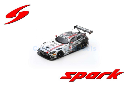 Modelauto 1:43 | Spark SB822 | Mercedes AMG GT3 EVO | Mercedes-AMG Team GruppeM Racing 2024 #130 - F.Vesti  - R.Aron  - D.Junca