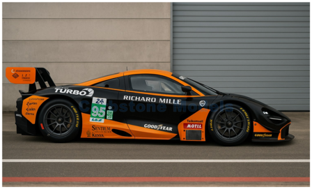 Modelauto 1:43 | Spark 25LM95 | McLaren 720S GT3 Evo | United Autosports 2025 #95 - D.Leung  - S.Gelael - M.Sato