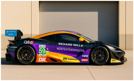 Modelauto 1:43 | Spark 25LM59 | McLaren 720S GT3 Evo | United Autosports 2025 #59 - G.Saucy  - S.Baud  - J.Cottingham
