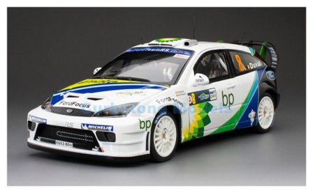 Modelauto 1:18 | Sunstar 3881 | Ford Motor Co. Ltd Rallye Sport team Focus RS WRC04 2004 #8 - F.Duval - S.Pr&eacute;vot