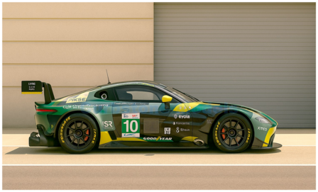 Modelauto 1:43 | Spark 25LM10 | Aston Martin Vantage AMR GT3 Evo LMGT3 | Heart of Racing Team 2025 #27 - E.Barrichello - V.Hass