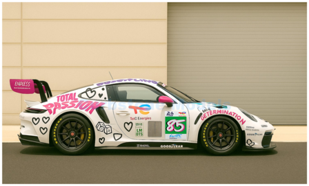 Modelauto 1:43 | Spark 25LM85 | Porsche 911 GT3 R (992) LMGT3 | Iron Dames 2025 #85 - S.Bovy - R.Frey - C.Martin