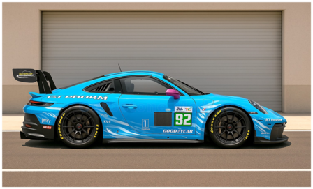 Modelauto 1:43 | Spark 25LM92 | Porsche 911 GT3 R (992) LMGT3 | Manthey 1st Phorm 2025 #92 - R.Lietz - R.Pera - R.Hardwick
