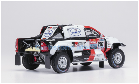 Modelauto 1:43 | IXO-Models RAM987A.22 | Toyota Gazoo Racing GR DKR Hilux T1+ 2022 #207 - G.de Villiers - D.Murphy