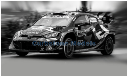 Modelauto 1:43 | IXO-Models RAM972C.22 | Toyota Gazoo Racing WRT GT Yaris Rally1 2025 #69 - H.Rovanper&auml; - J.Halttunen